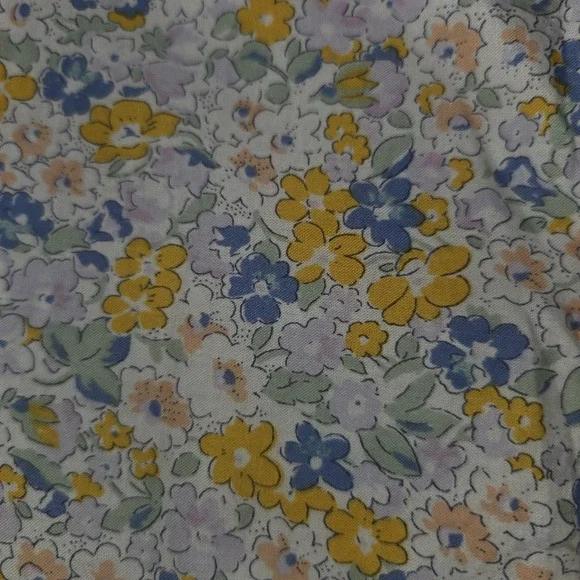 OshKosh B'Gosh Cotton Floral Dress Toddler Girls Size 4T Yellow Blue Sundress - Picture 7 of 8